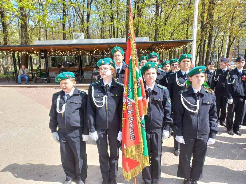 Конкурс смотра строя и песни.