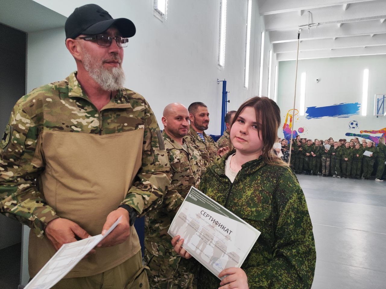 Отличная новость! Роменская Арина и Мартынова Ксения из 8 &amp;quot;А&amp;quot;, а также Балабанова Дарья и Шевченко Анастасия из 9 &amp;quot;Б&amp;quot; успешно завершили сборы в &amp;quot;Воин&amp;quot;!.